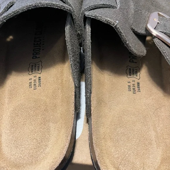 Project Cloud Suede Buckle Clogs - Picture 4 of 8